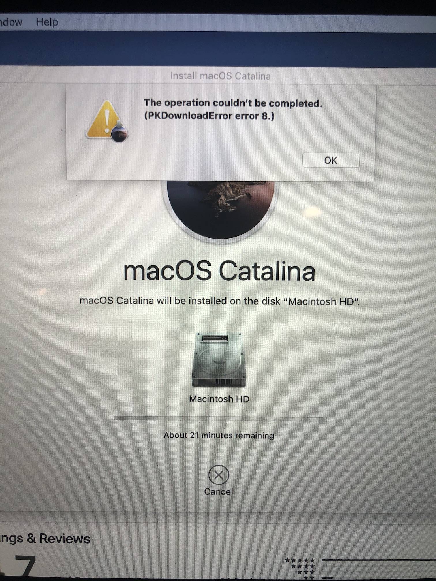 Mac Catalina Update Fails On Download